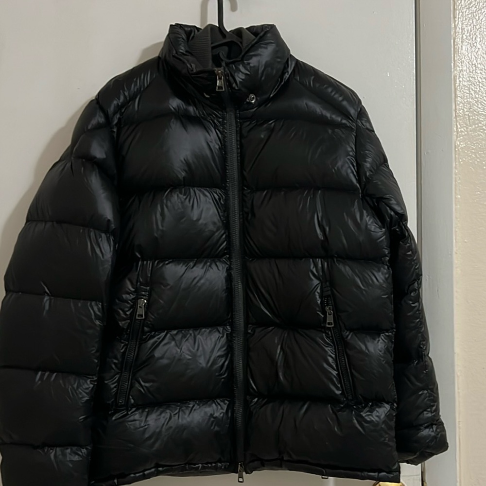 Moncler Shiny Black Puffer Jacket